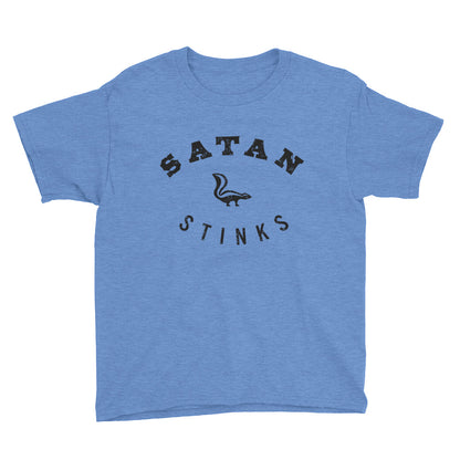 Satan Stinks Youth Short Sleeve T-Shirt