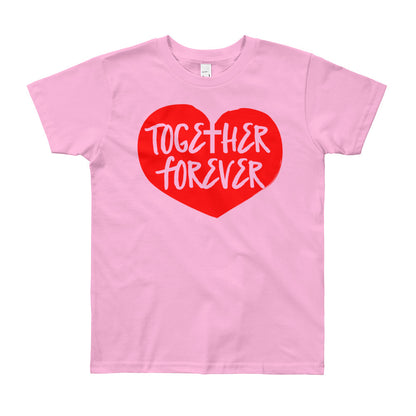 Together Forever Love Youth Short Sleeve T-Shirt