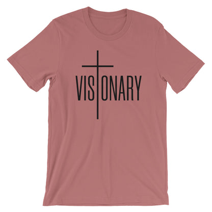 Visionary Unisex Short Sleeve Jersey T-Shirt with Tear Away Label