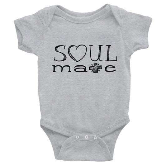 Love Soul Mate Hand Drawn Infant Bodysuit