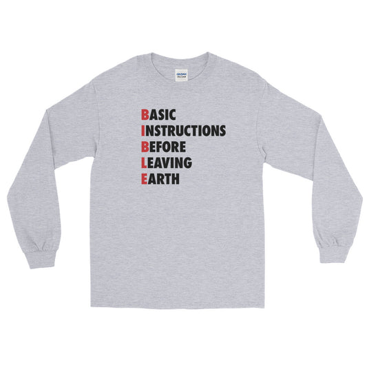 Basic Instructions Long Sleeve T-Shirt