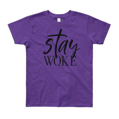 Stay Woke Youth Short Sleeve T-Shirt