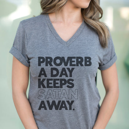 Proverb A Day Keeps Satan Away