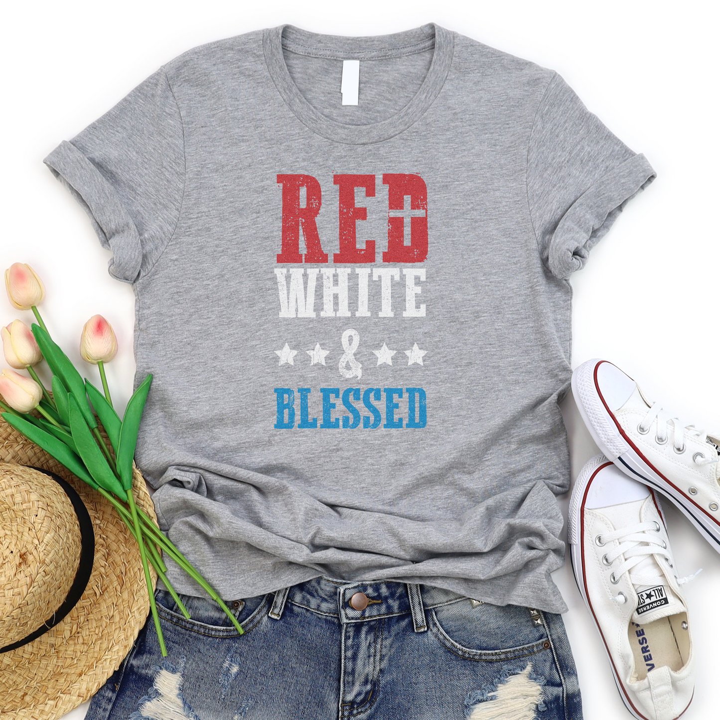 Red White & Blessed T-shirt